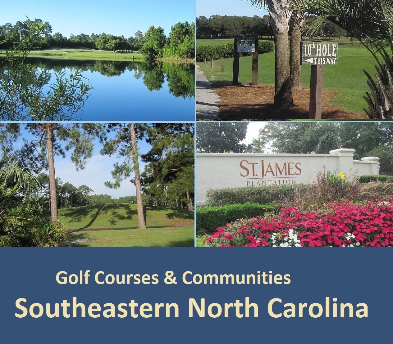golf course communities homes lots southeastern NC
